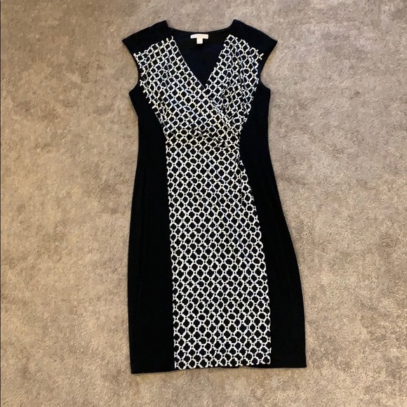Black and White Sheath Dresss - Picture 3 of 4